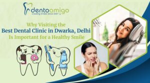 A patient receiving dental care at a clinic highlighting services offered by the best dental clinic in Dwarka for healthy smiles.